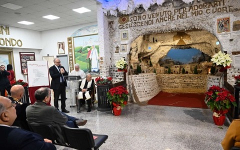 Rito di benedizione per il Presepe dei Netturbini