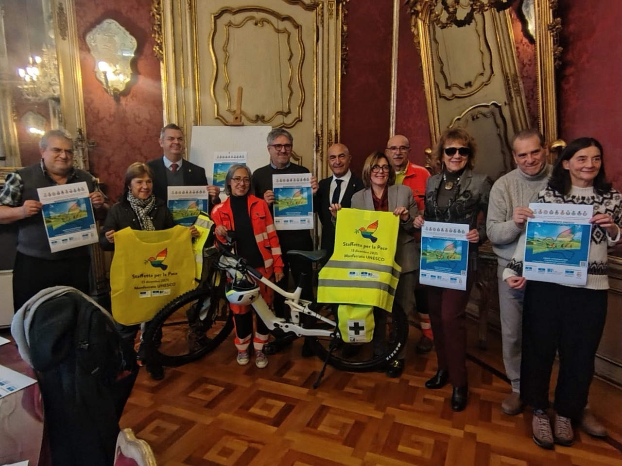 Sabato si correrà nel Monferrato Unesco la Staffetta per la Pace 2025