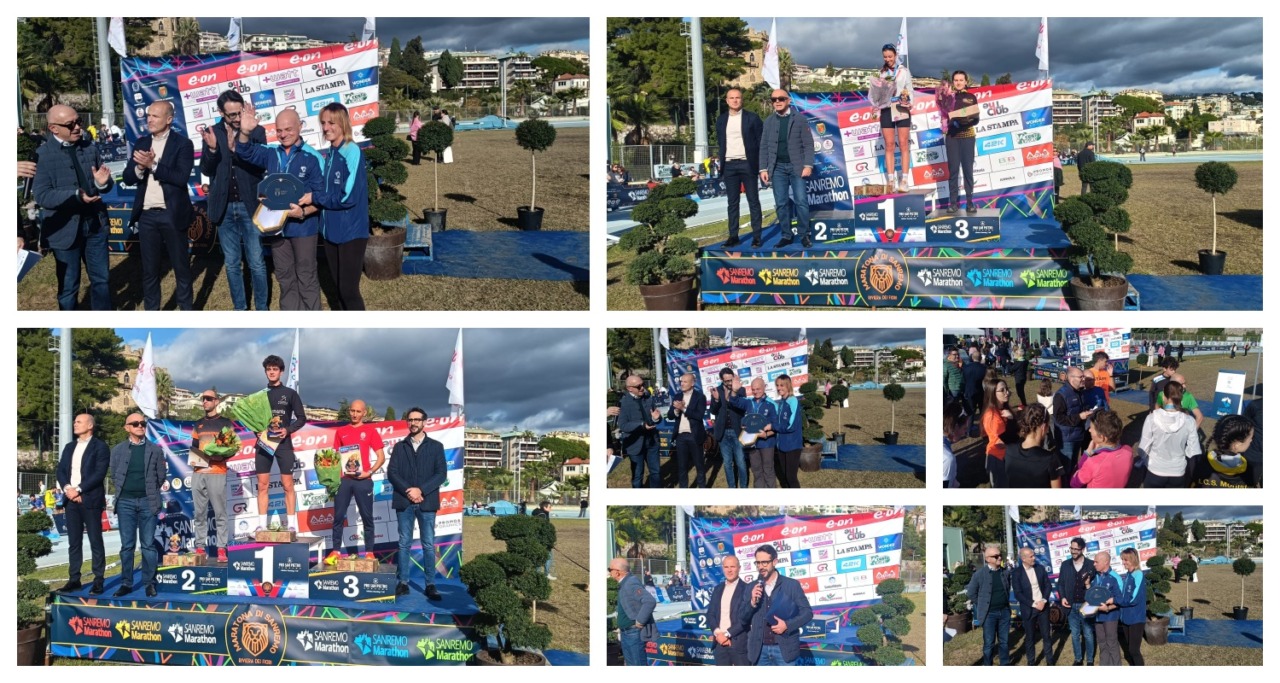 Sanremo Marathon: 3135 partecipanti ai nastri di partenza. Ecco vincitori e podi di Maratona, Mezza e 10 km
