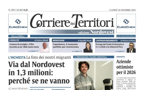 Sul nuovo Corriere dei Territori la foto dei nostri migranti