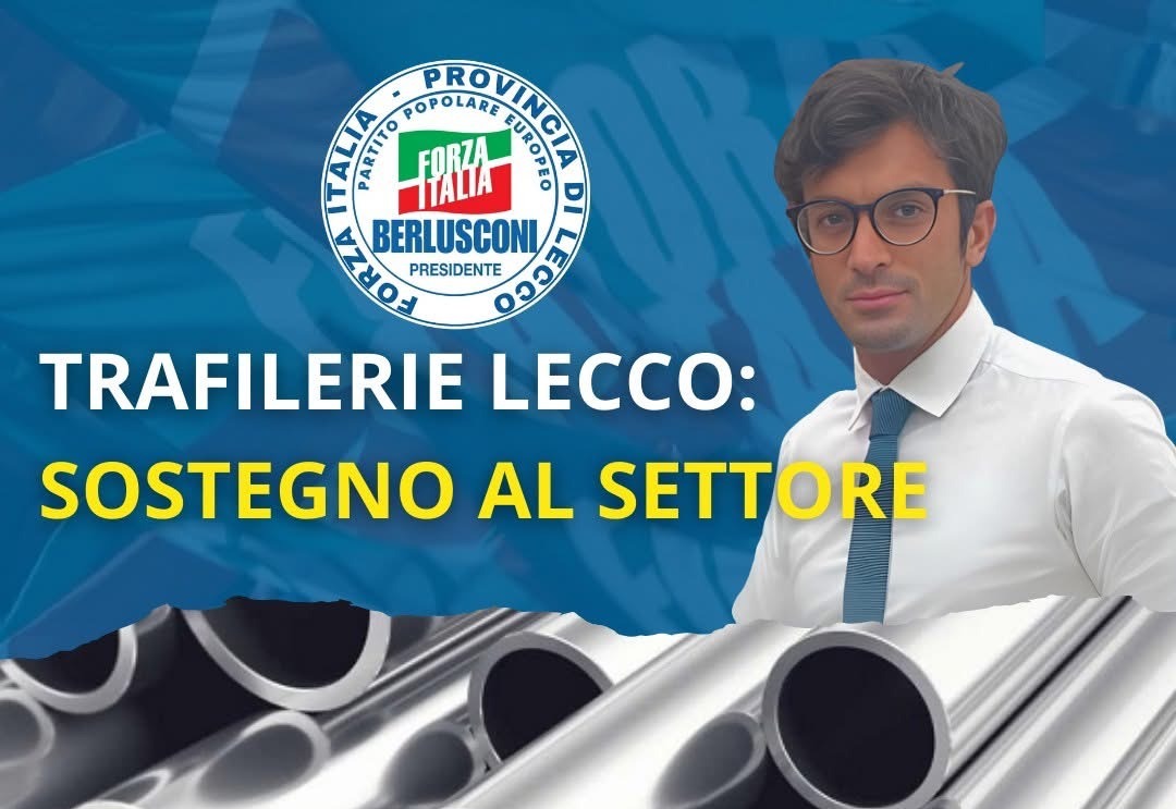 Trafilerie lecchesi, Forza Italia: “Un settore che va sostenuto, ora”