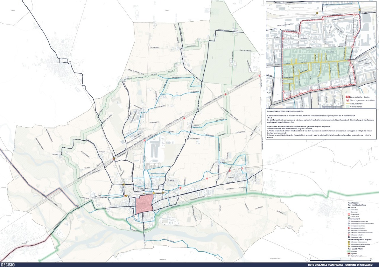 Una rete ciclabile… «urbana»