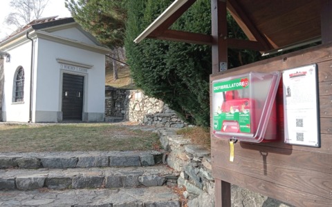 Valmadrera, installato un defibrillatore al Sasso di Preguda