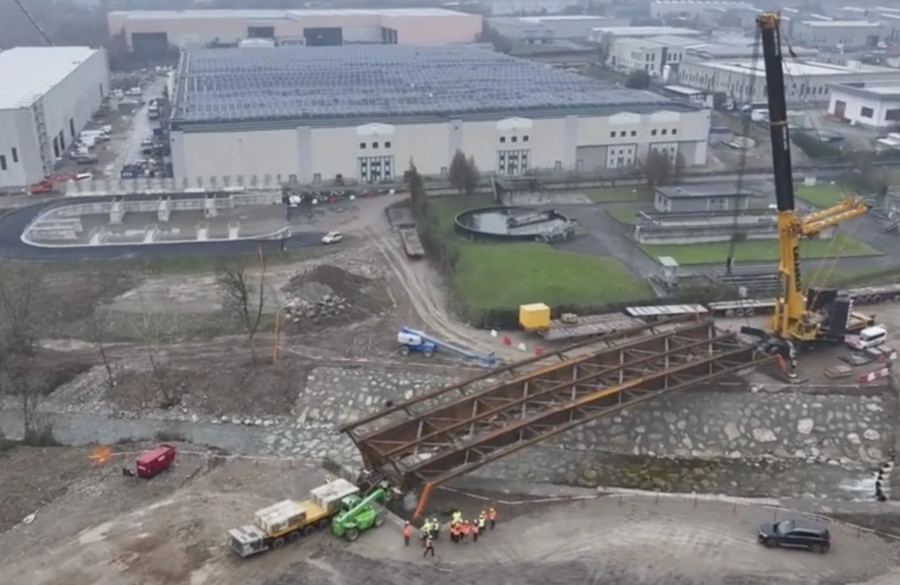 Variante di Cisano: varato il nuovo ponte sul torrente Sonna
