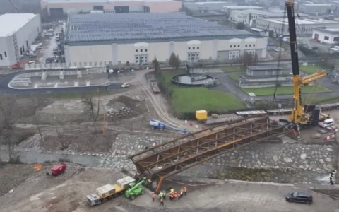 Variante di Cisano: varato il nuovo ponte sul torrente Sonna
