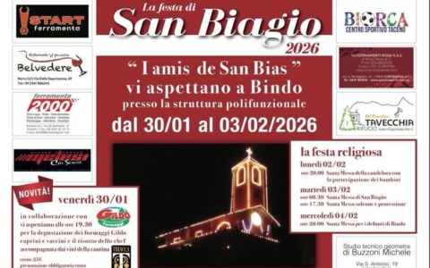 A Bindo grande festa per San Biagio