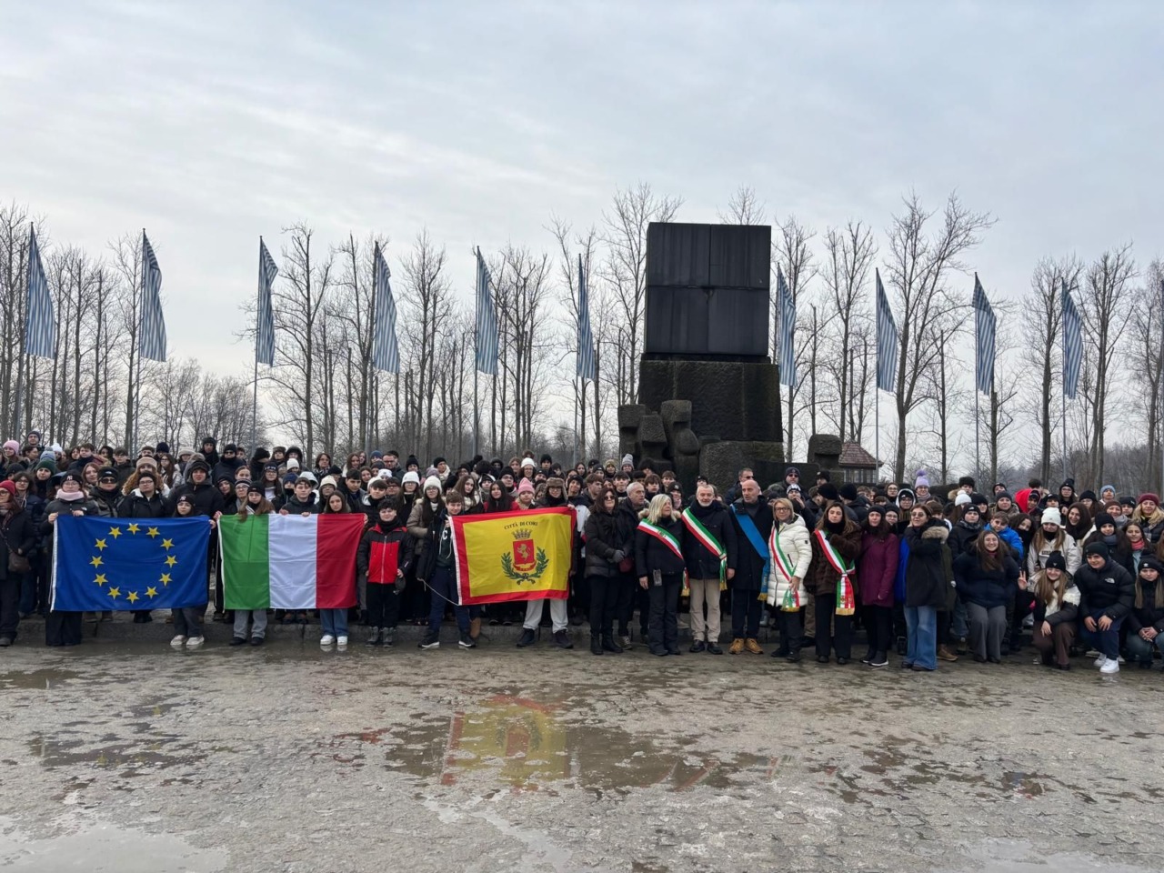 Auschwitz e di Birkenau, studenti di ritorno dal “Viaggio Pontino della Memoria”