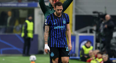 Calhanoglu salta il Lecce: risentimento al soleo