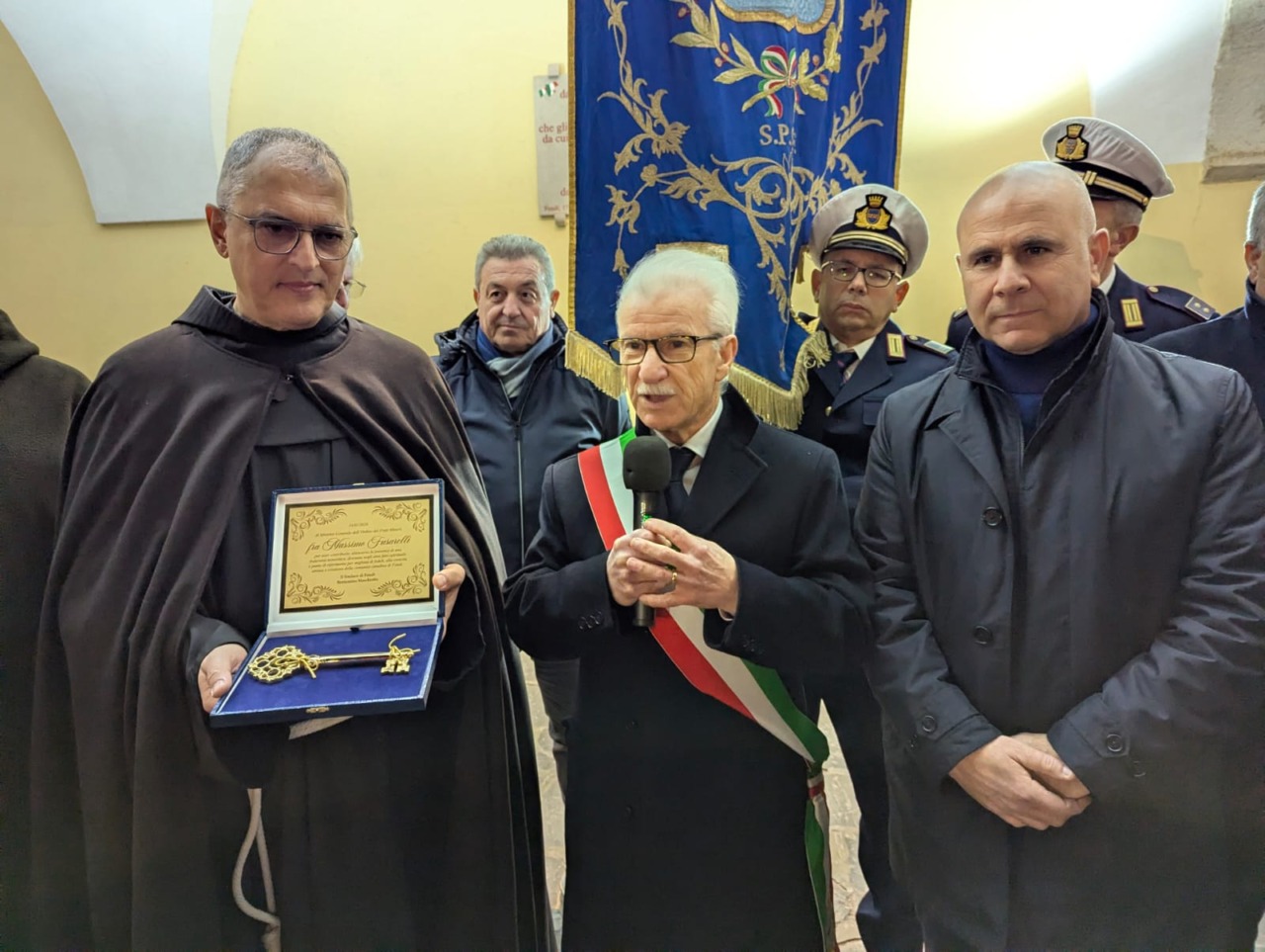 Celebrazioni S. Francesco. Consegnate le chiavi della città a Fra Massimo Fusarelli