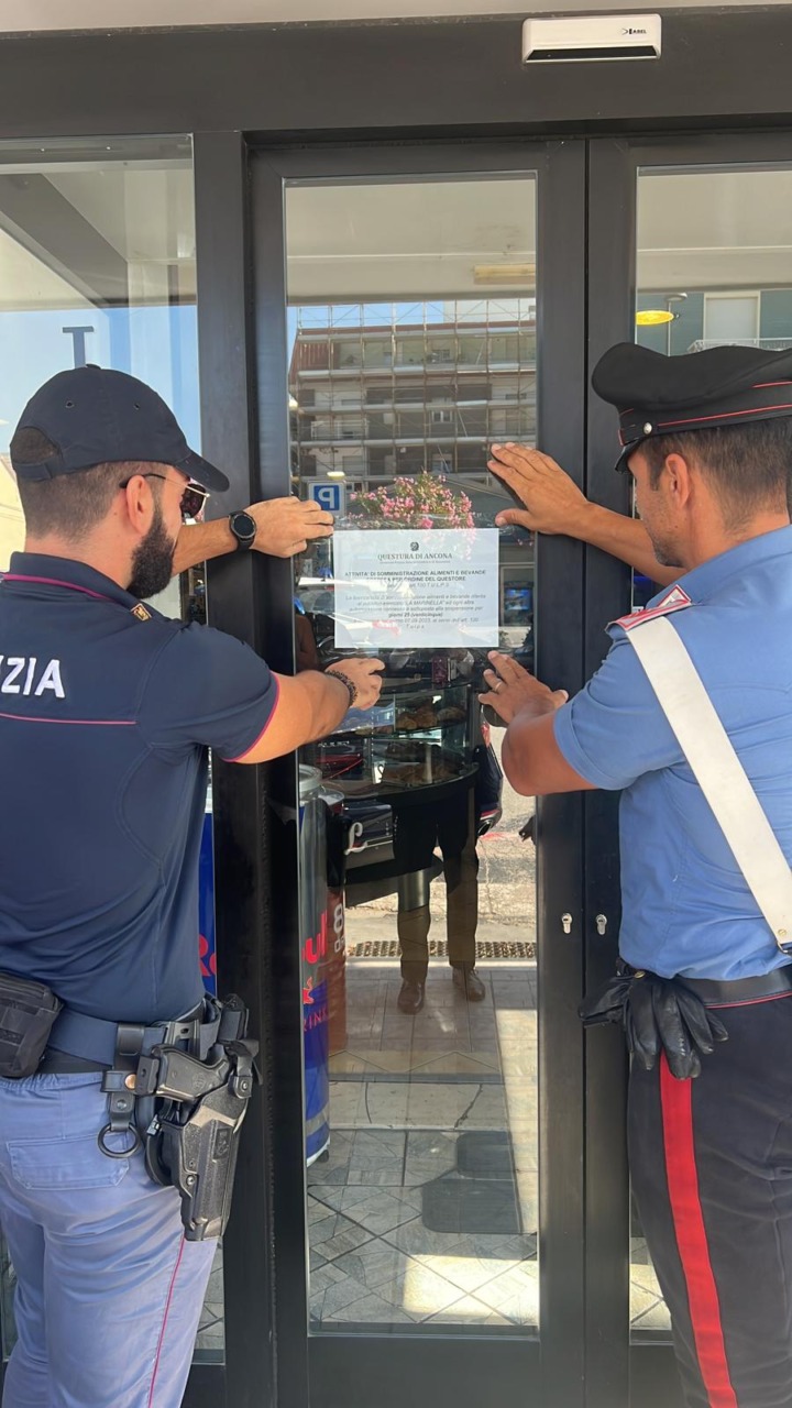 Controlli per la sicurezza dei locali pubblici ad Ancona, 13 sospensioni nel 2025