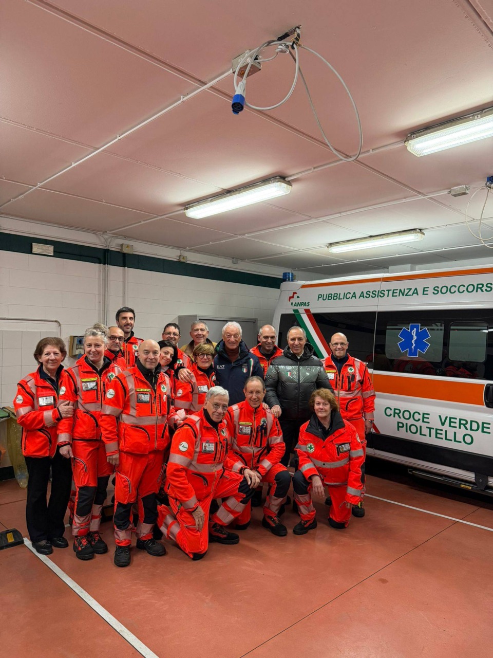 Croce Verde Pioltello pronta ad assistere alle Olimpiadi invernali Milano Cortina 2026