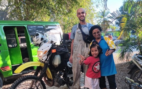 Dall’Australia a Lurano in motocicletta: la grande impresa di Davide Belloli