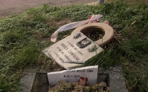 Danneggiata a Milano la lapide dell’agente Campagna, vittima del terrorismo