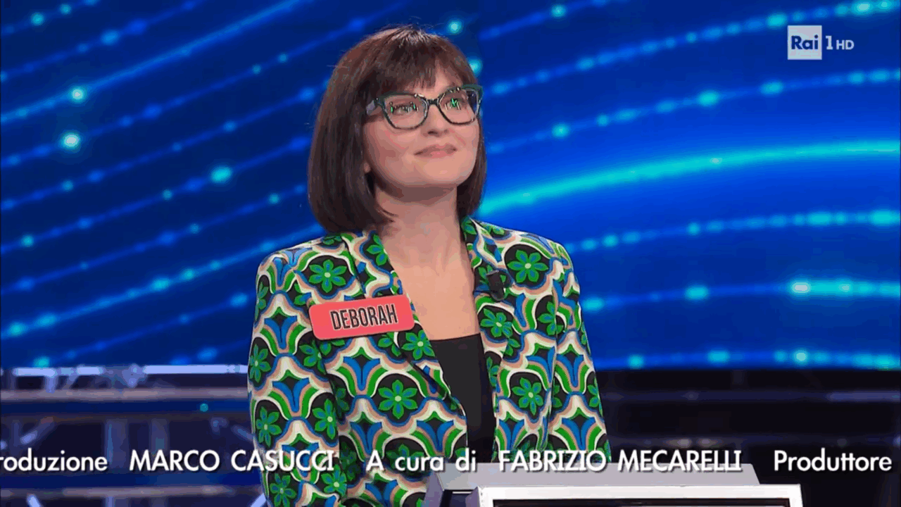 Deborah sorprende tutti a L’Eredità: “Ho letto 144 libri in un anno”