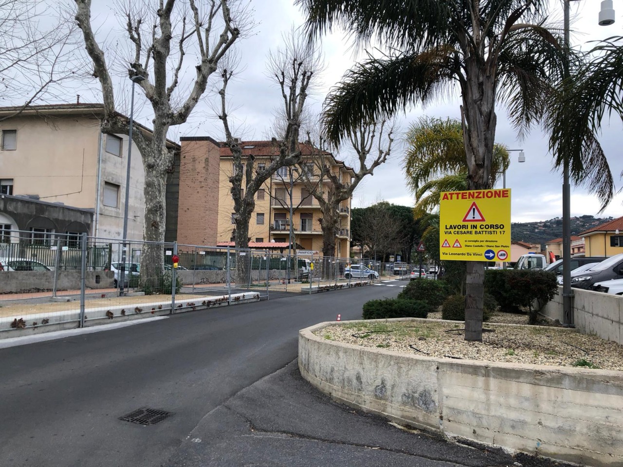 Diano Marina: viabilità stravolta per i cantieri della nuova Ciclovia Tirrenica