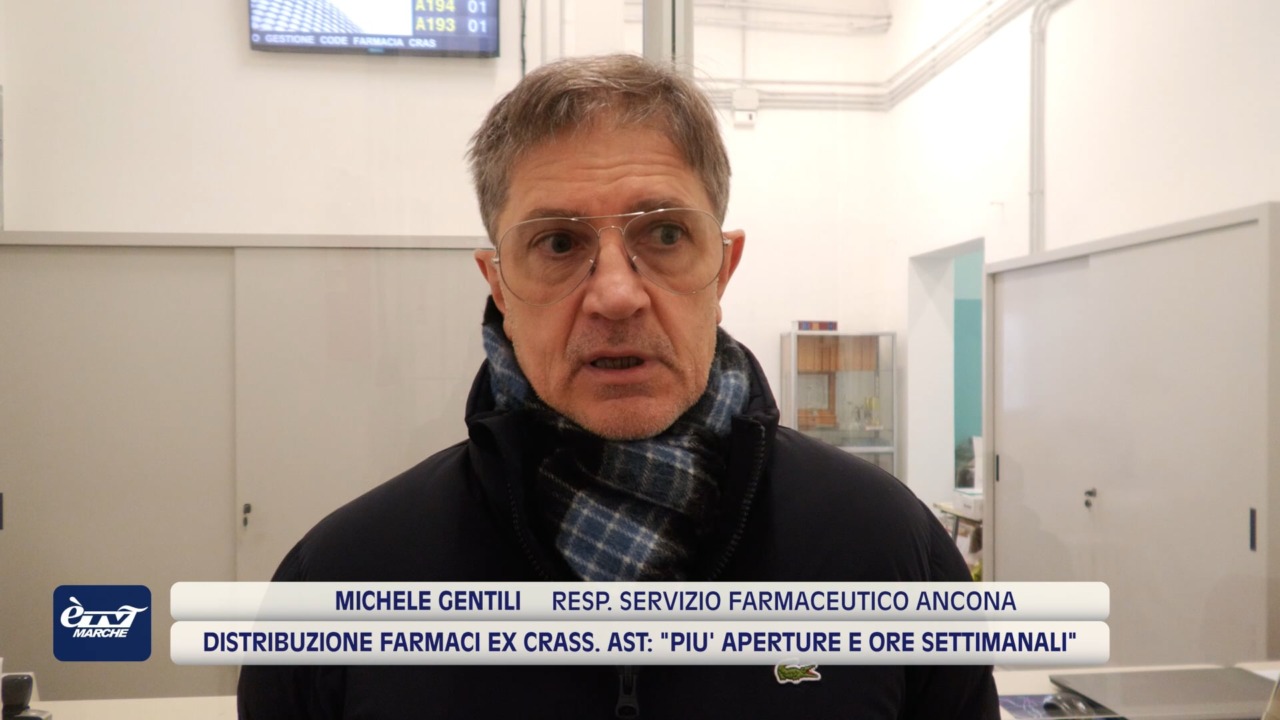 Distribuzione farmaci ex Crass. L’Ast: “Più aperture e ore settimanali” – VIDEO