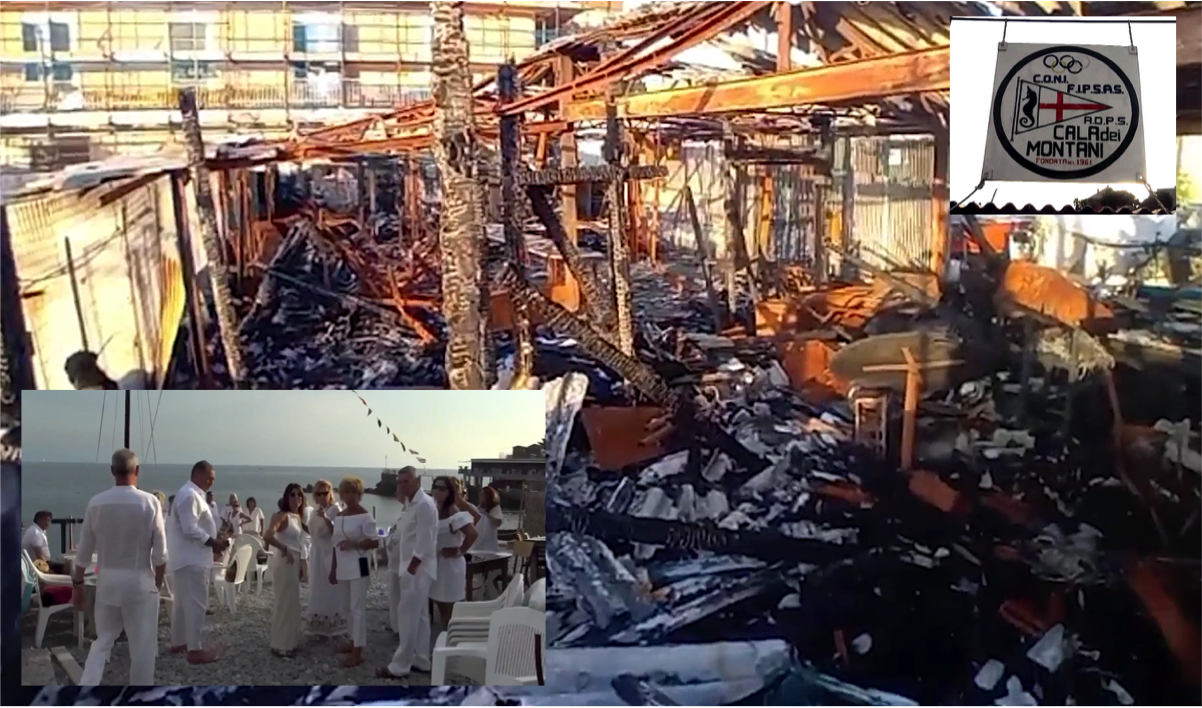 Dopo l’incendio dell’Ottobre scorso la “Cala dei Montani” risorge partendo da una festa di compleanno