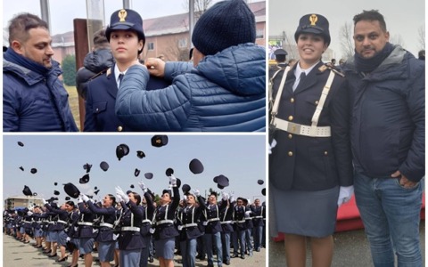 Ha giurato da poliziotta  Lorainy Federica, figlia del consigliere comunale Rocco Luccisano
