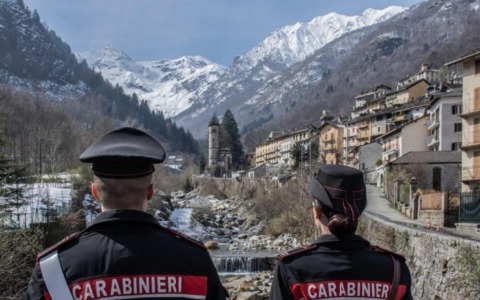 Il “buongiorno” dell’Arma dei Carabinieri da Rosazza