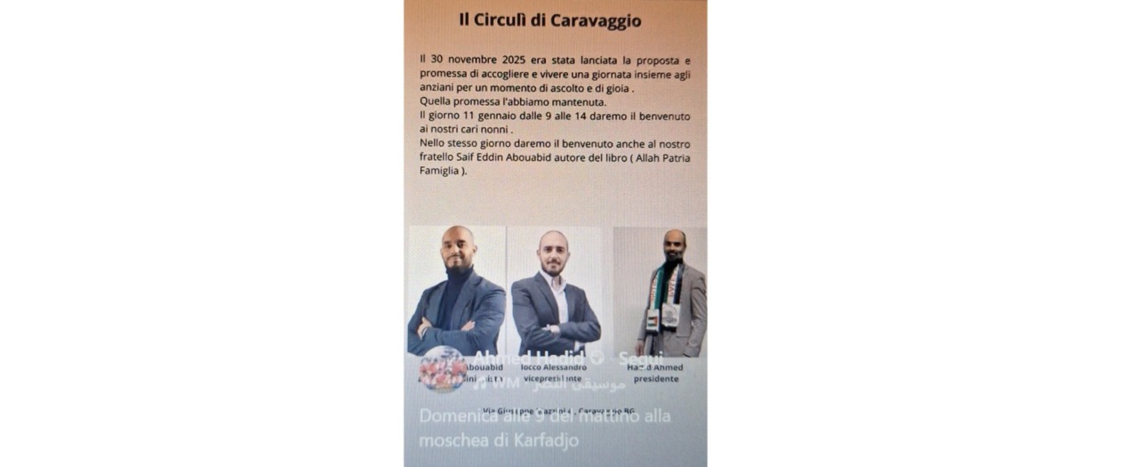 Il “Circulì” è la moschea di Karfadjo (Caravaggio)? “No, un malinteso”