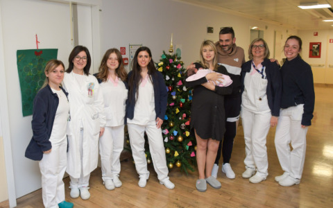 Il primo fiocco dell’anno a Melzo è rosa: benvenuta alla piccola Isabella