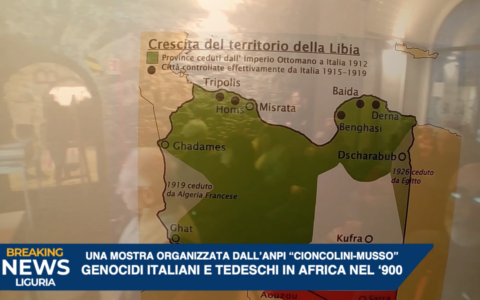 Importante e cruda mostra sul tema ”Genocidi italiani e tedeschi in Africa nel secolo scorso”.