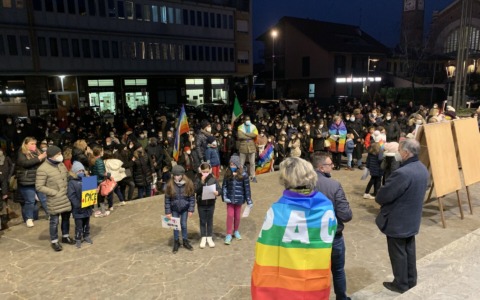 In corteo per dire “no” alla guerra