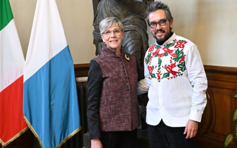 In Loggia il nuovo ambasciatore del Messico in Italia Genaro Lozano