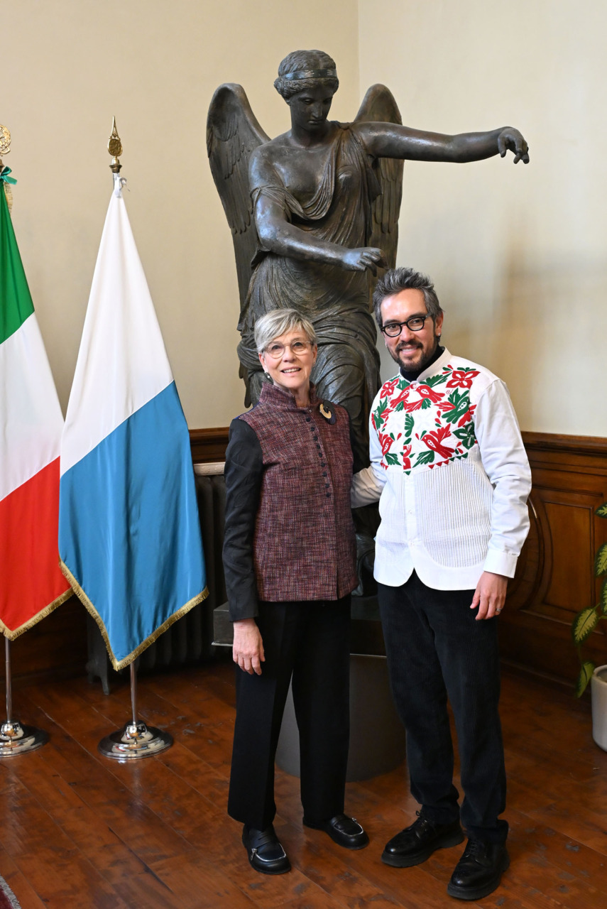 In Loggia il nuovo ambasciatore del Messico in Italia Genaro Lozano