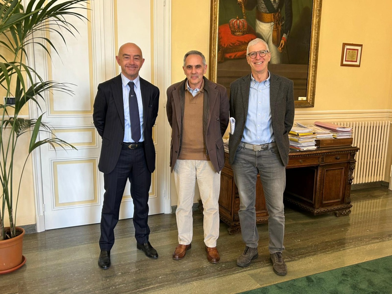 Incontro tra il sindaco Alessandro Mager e il nuovo coordinatore di area As1 Marino Anfosso