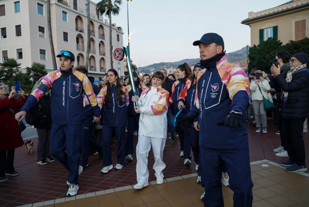 La Fiamma Olimpica illumina Genova