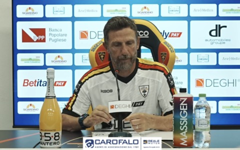 Lecce, Di Francesco: “La Lazio? Io penso solo al Lecce”