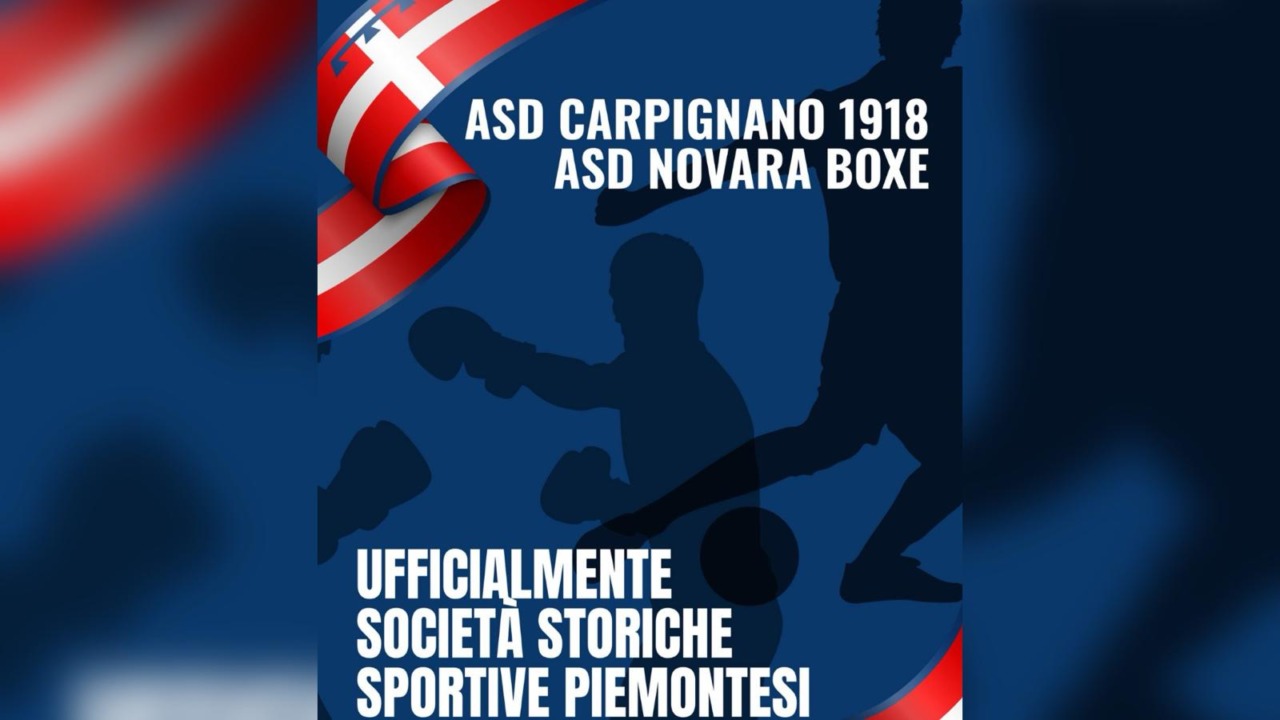 Novara Boxe e Carpignano Calcio nell’Albo regionale delle Associazioni sportive storiche