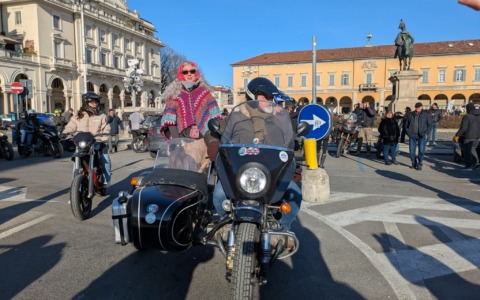 Novara, grande partecipazione per la 13ª Moto Befana Benefica