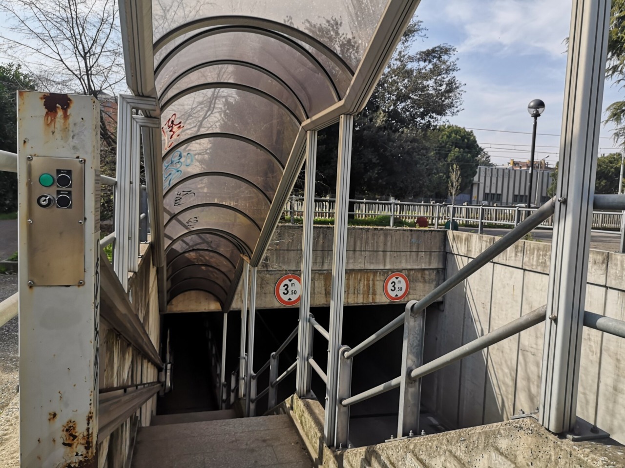 Sottopasso di via Battisti: si studia per eliminare le barriere architettoniche