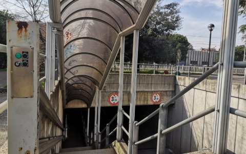 Sottopasso di via Battisti: si studia per eliminare le barriere architettoniche