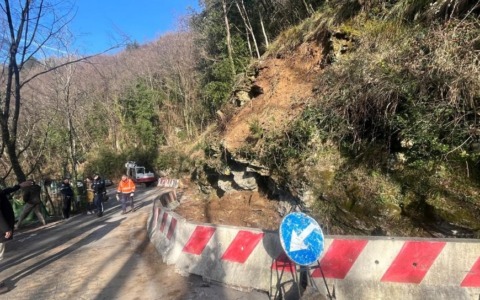 Strada per Montallegro chiusa, limitazioni alla linea 892