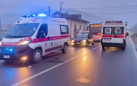 Travolto da un’auto sulla 590: studente in codice rosso FOTO E VIDEO