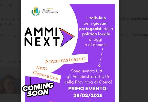 Un luogo di confronto per amministratori under 35: nasce AmmiNext