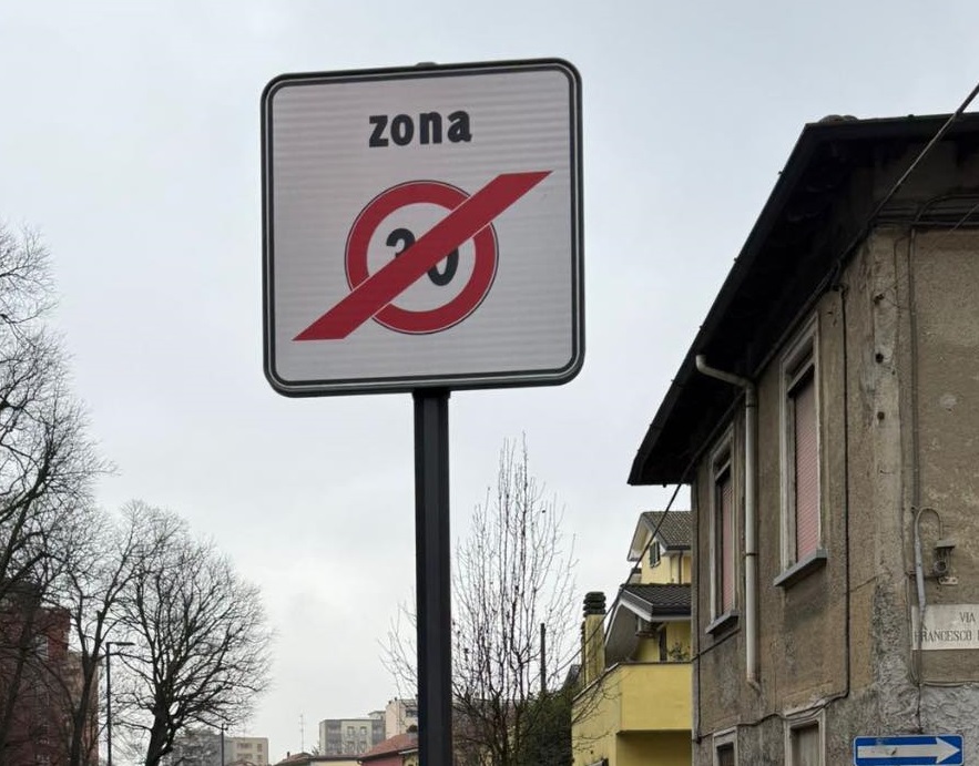 Una nuova segnaletica posizionata a Brugherio