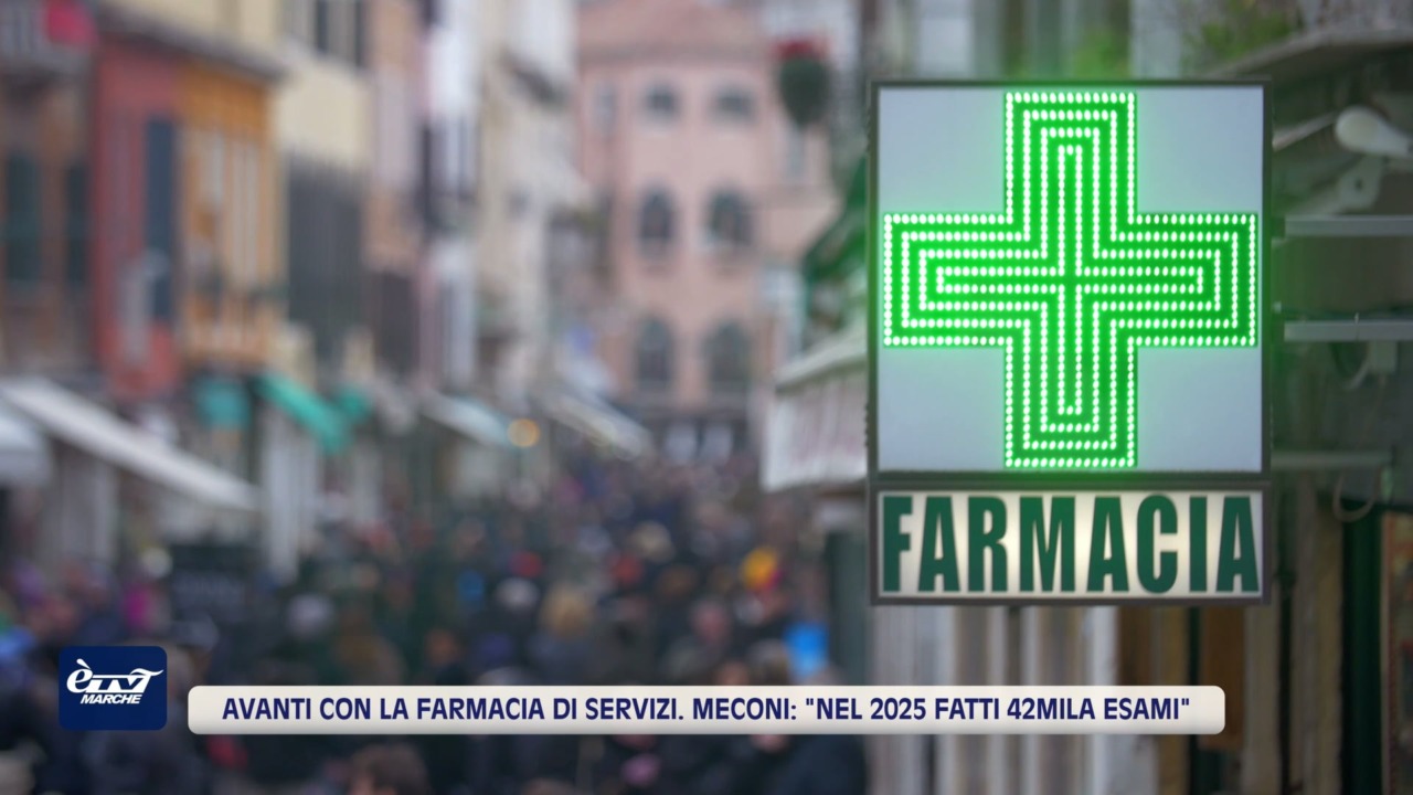 Avanti con la Farmacia dei Servizi. Meconi: “Nel 2025 fatti 42mila esami” – VIDEO