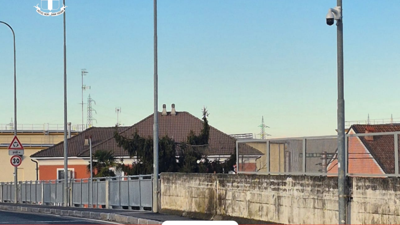 Completato il nuovo sistema di videosorveglianza sul cavalcaferrovia Tournon