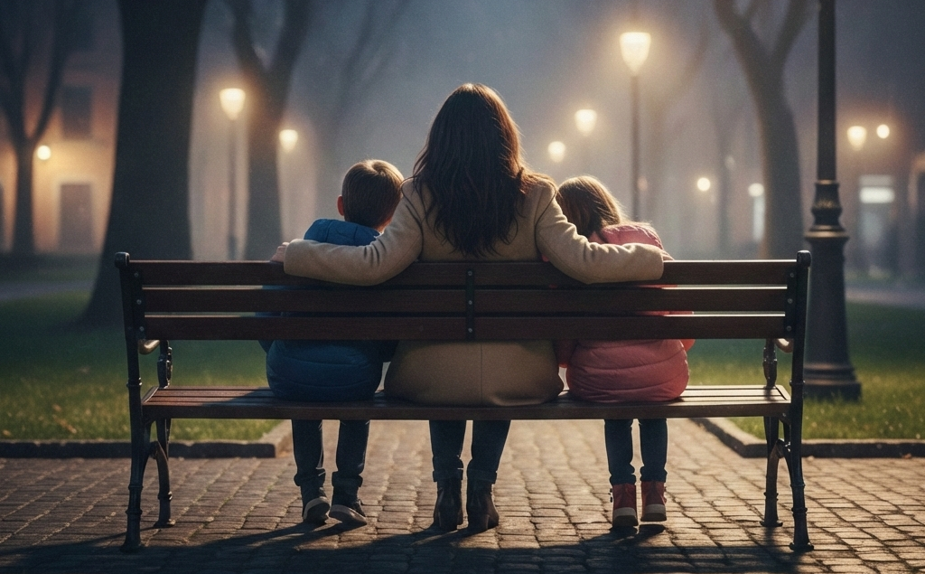 Di notte al giardinetto per sfuggire alla violenza in casa: la scelta disperata di una mamma