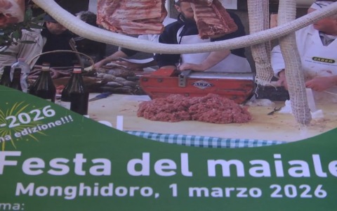 Domenica 1 marzo torna a Monghidoro la festa del maiale