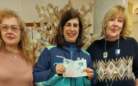 Due appositi annulli filatelici in occasione delle Olimpiadi