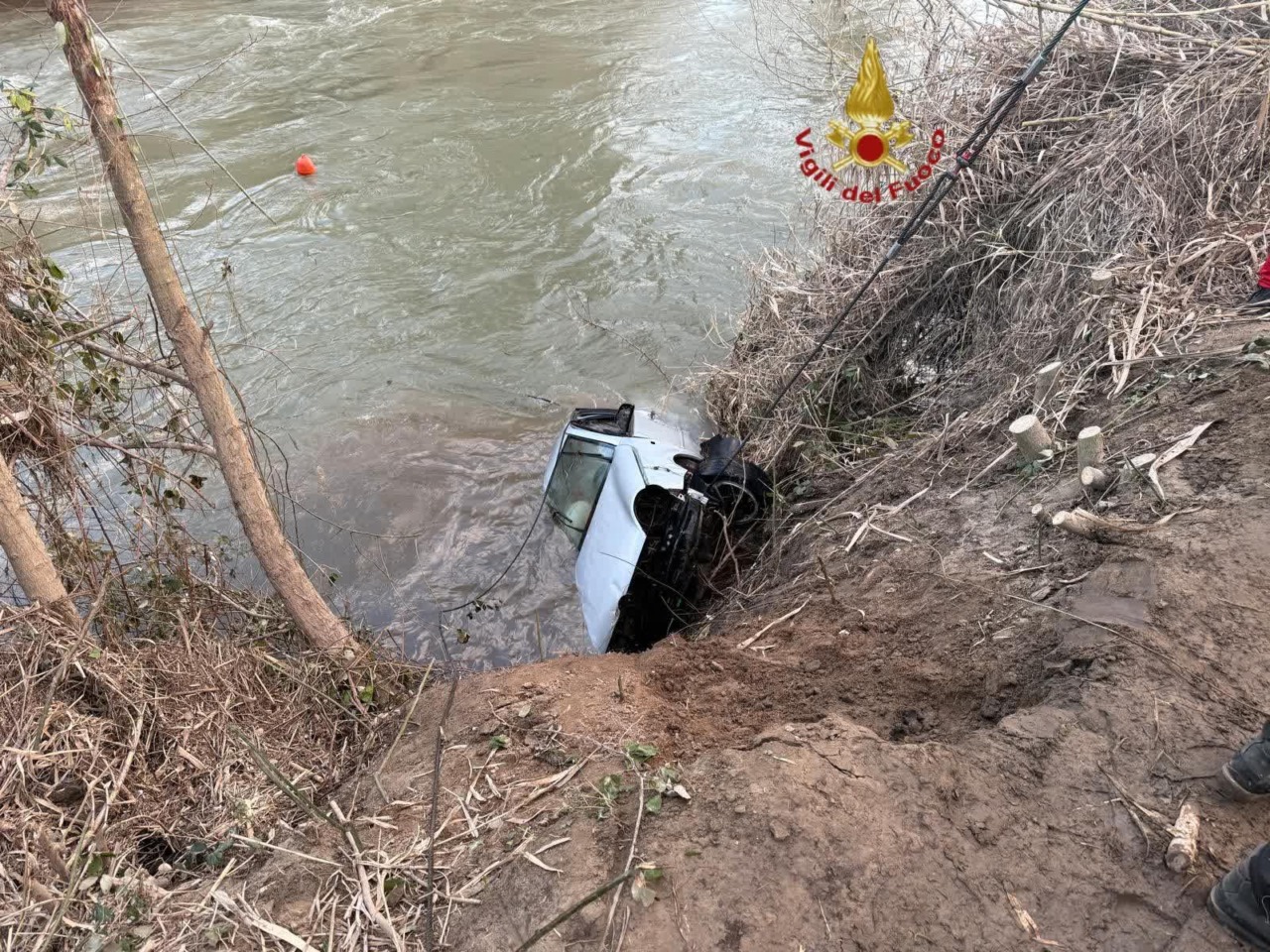 E’ del 31enne scomparso a Tivoli l’auto ritrovata nel fiume Aniene