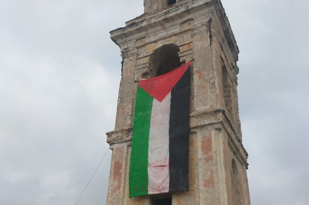 Festival di Sanremo: a Bussana vecchia la bandiera della Palestina per la finale