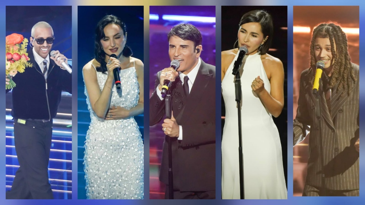 Festival di Sanremo, la top five della terza serata
