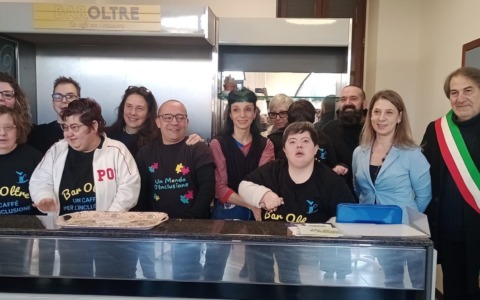 Il Ministro per le disabilità Alessandra Locatelli ospite del Bar Oltre in Corte Valenti