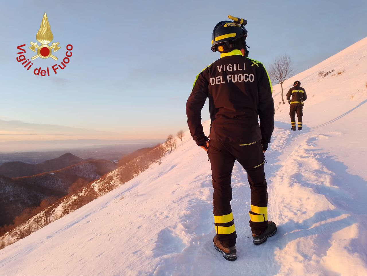 Intervento di soccorso dei Vigili del fuoco lecchesi sul Monte San Primo